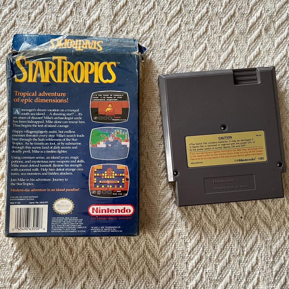 StarTropics Star Tropics NES Nintendo Authentic - Picture 2 of 6